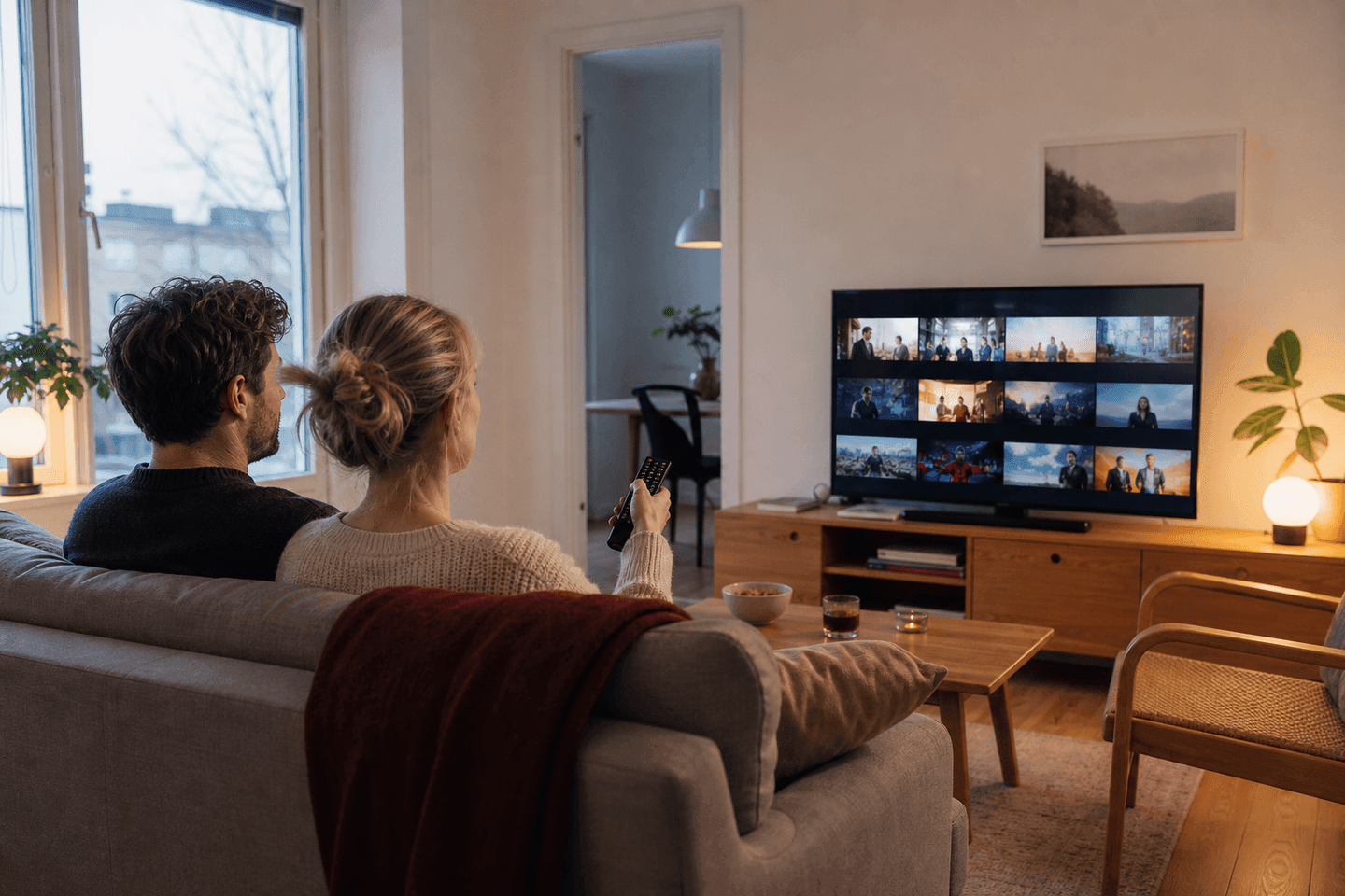 Logotyper för flera svenska streamingtjänster